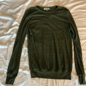 Mens long sleeve green shirt